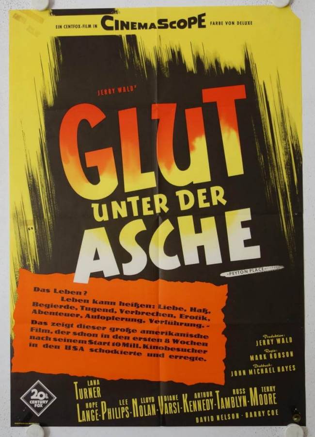 Peyton Place original release german movie poster